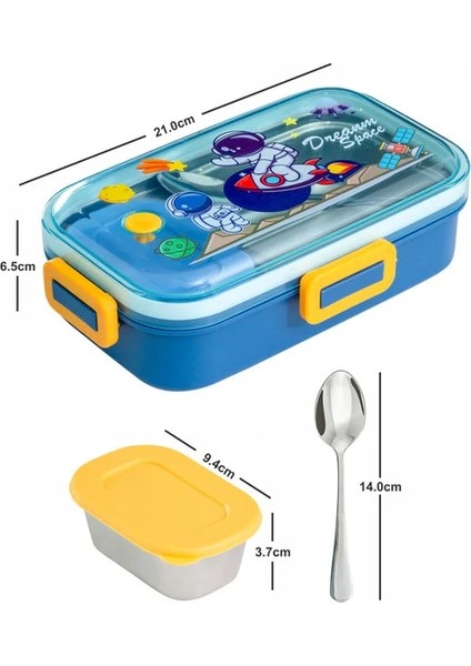 -Lunch Box Beslenme Kabı Çelik Ithal Enjoy Mavi K.2537 92553 fiyatları