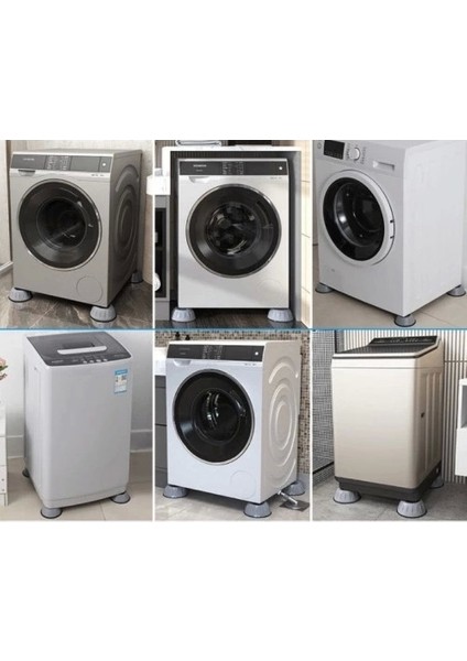Çamaşır Makinesi Kayma ve Titreşim Engelleyici - Gürültü Emici Aparatlar 4 Lü Set modelleri