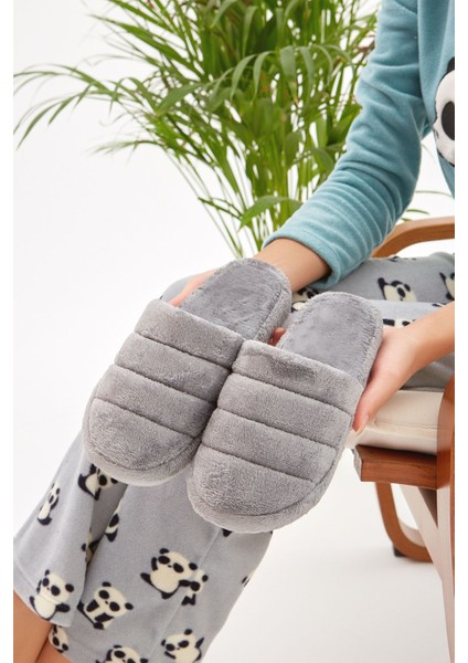 3'lü Paket Ev Terliği Çeyiz Terliği Kışlık Terlik Ses Yapmaz Hafif Taban Taban fırsatları