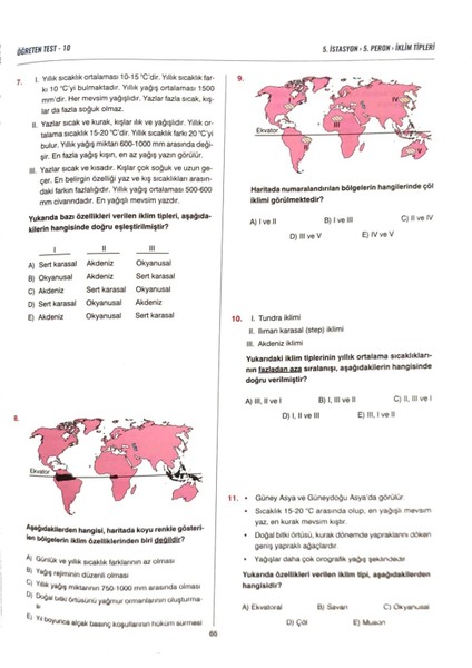 Istasyon Tyt Coğrafya Soru Bankası – 208 Sayfa - Yks fırsatları