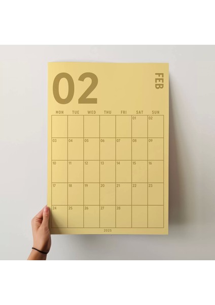 2026 Duvar Takvimi, A4, 33X48 Cm, Poster Takvim, Aylık Planlayıcı Takvim, Boho Renkler modelleri