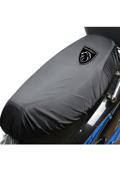 Yamaha X-Max 250 Sele Kılıfı Siyah Su Geçirmez Sele Örtüsü Logolu Sele Kılıfı