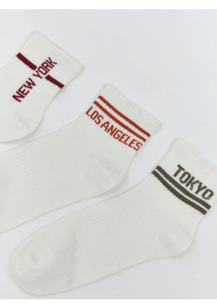 Lcw Baskılı Kadın Soket Çorap 5'li (W5) fiyatları