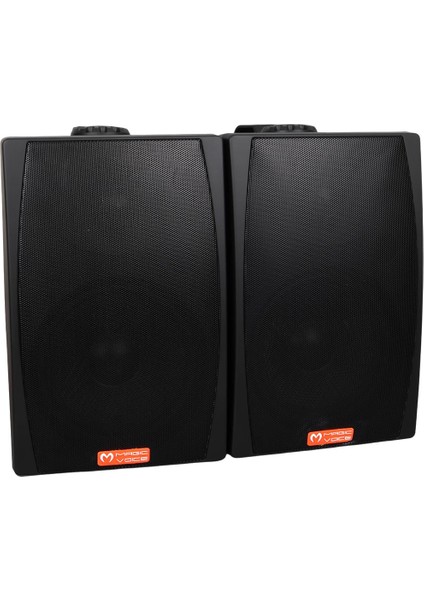 Magicvoice Mv-03 16 cm 60 Watt Komütatörlü Hat Trafolu Siyah Sütun Hoparlör 2'li Okul Cami Konferans Salonu Hoparlörü fiyatları