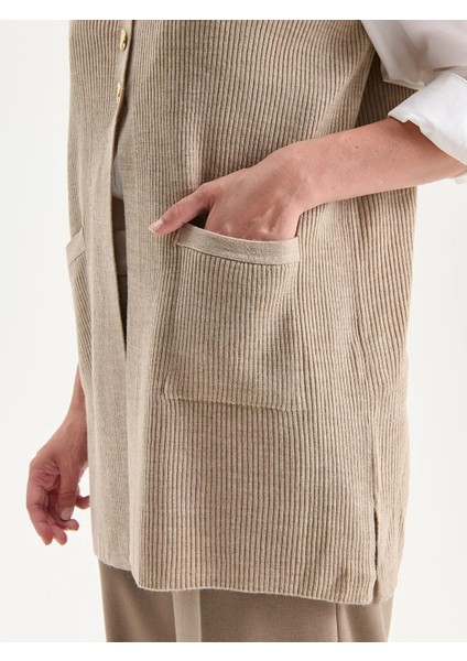 Lcw V Yaka Kadın Triko Yelek (W5) modelleri