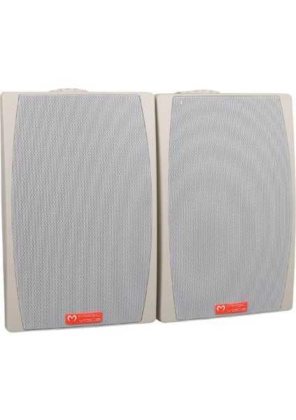 Magicvoice Mv-03 16 cm 60 Watt Komütatörlü Hat Trafolu Beyaz Sütun Hoparlör 2'li Okul Cami Konferans Salonu Hoparlörü fiyatları