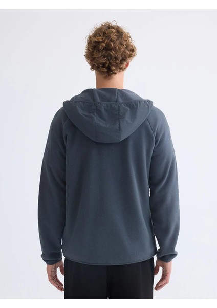 Xsıde Kapüşonlu Polar Erkek Fermuarlı Sweatshirt (W5) fırsatları