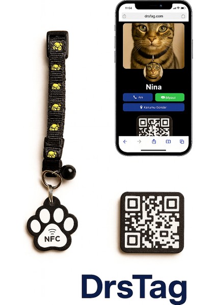 Zilli,akıllı Kedi Tasması