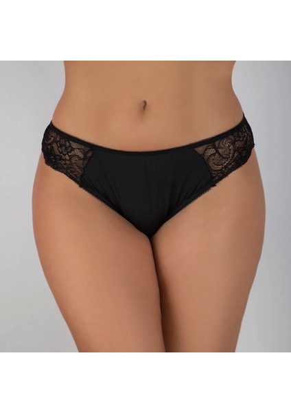 919 Kadın Büyük Beden Dantel Detaylı Külot