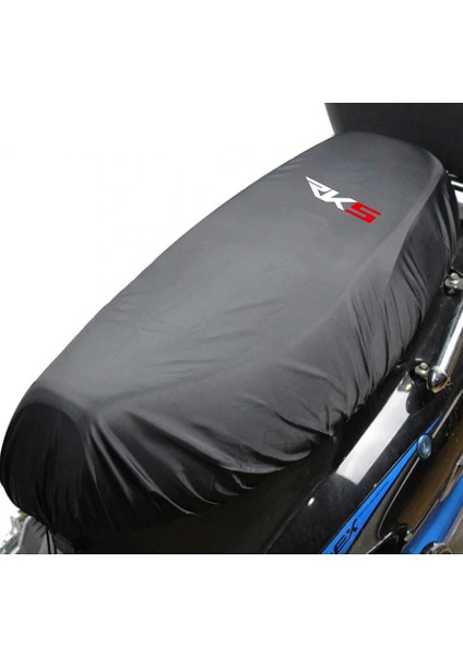 Voge Sr1 Sele Kılıfı Siyah Su Geçirmez Sele Örtüsü Logolu Sele Kılıfı