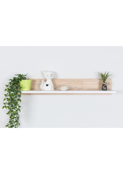Dekoratif 1 Adet Atlantik Çam Beyaz Çerçevelik, Duvar Rafı, Baharatlık, Montessori Raf 1 Decorative Frame, Wall Shelf, Spice Rack, 1 Piecemontessori Shelf1