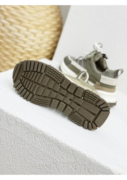 25K331 Içi Polar 6cm Kalın Taban Sneaker Spor Ayakkabı fırsatları