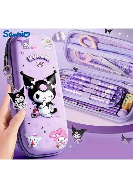 Kuromi 3D Çocuk Kalem Kutusu