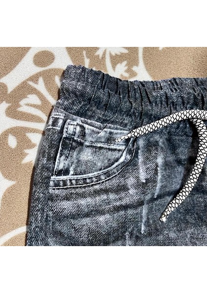 Denım Görünümlü Deniz Şortu - Nanıca Kıds - NNC122240 - Siyah - 6 Yaş - NNC122240-SIYAH-6 Yaş Siyah modelleri