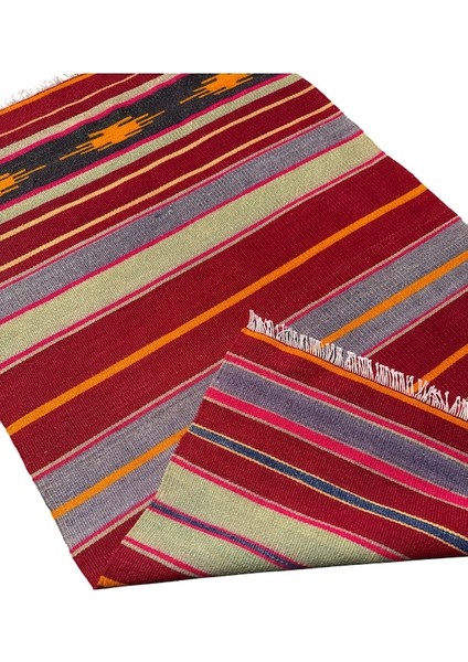 El Dokuma Sıfır Cecim Kilimi 64X105 Kırmızı Yün Kilim modelleri