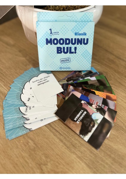 Moodunu Bul Mini Klasik Kart Oyunu 1.paket 45 Kart