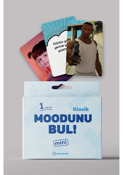 Moodunu Bul Mini Klasik Kart Oyunu 1.paket 45 Kart modelleri