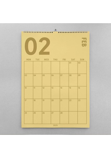 2026 Duvar Takvimi, 33X48 Cm, A4, Spiralli Takvim, Aylık Planlayıcı Takvim, Boho Renkler modelleri