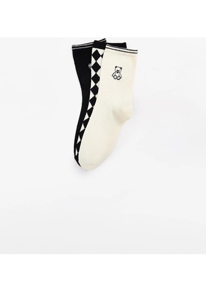 Lcw Desenli Kadın Soket Çorap 3'lü (W5) fiyatları