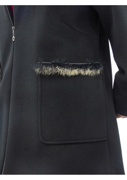 Fermuarlı Büyük Beden Kaban modelleri