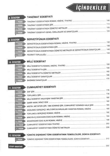 Istasyon Ayt Edebiyat Soru Bankası – 240 Sayfa fırsatları