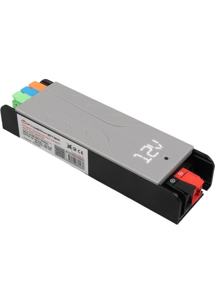 Powermaster PM-26843 12-24-36-48 Volt 4 Amper 100 Watt Metal Kasa Kademeli Adaptör Voltaj Göstergeli 148X43X27MM