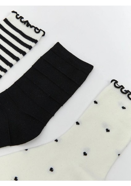 Lcw Desenli Kadın Soket Çorap 3'lü (W5) fiyatları
