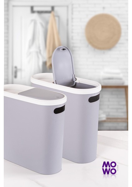 Click 10 Lt Çöp Kovası Gri, Mutfak, Banyo, Tuvalet Çöp Kutusu fiyatları