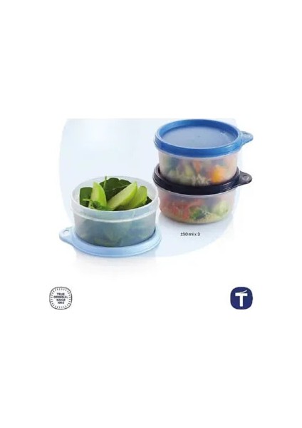 Şeker Üçüzler Saklama Kabı 3'lü Set