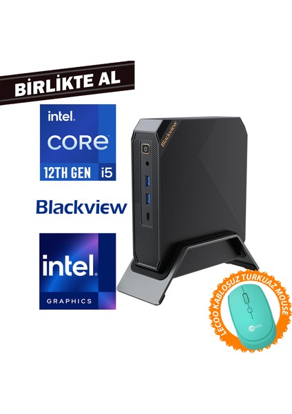 MP200 I5-12450H 32GB 1tb SSD Windows 11 Pro Mini Pc + Mouse MP200161I5 020