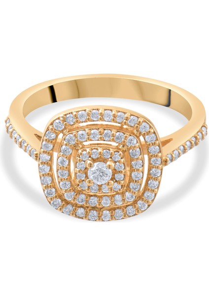 0.46 Karat Pırlanta Yüzük, Gerçek Pırlanta, Sertifikalı Mücevher fırsatları