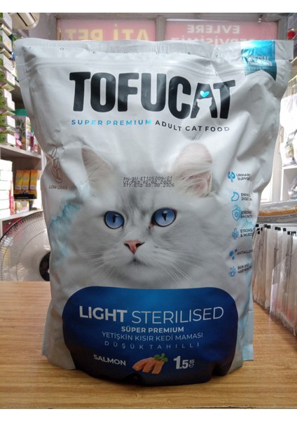 Kısırlaştırılmış Düşük Tahıllı Yetişkin Kedi Kuru Mama Somon Balıklı 1.5 kg