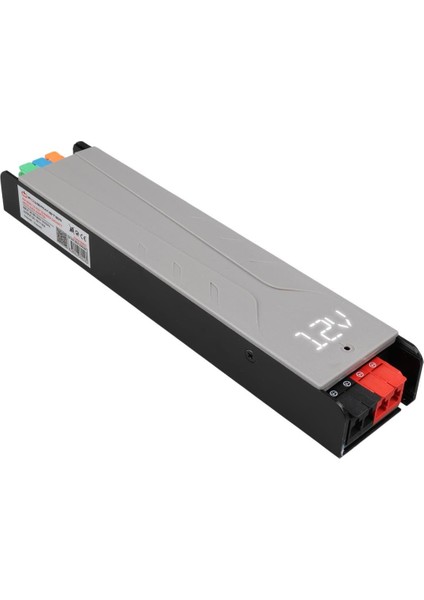 Powermaster PM-26841 12 Volt 20 Amper 240 Watt Slim Metal Kasa Adaptör Voltaj Göstergeli 238X51X30MM