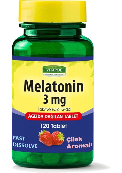 Night Routine – Ağızda Dağılan Çilekli Fast Dissolve – 120 Tablet