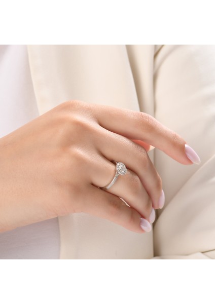 0.32 Karat Pırlanta Yüzük, Gerçek Pırlanta, Sertifikalı Mücevher modelleri