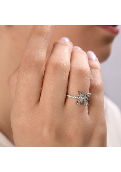 0.32 Karat Baget Pırlanta Yüzük, Gerçek Pırlanta, Sertifikalı Mücevher fırsatları