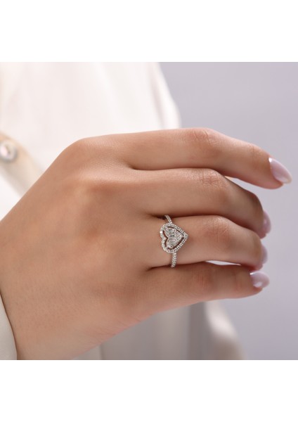 0.23 Karat Baget Pırlanta Yüzük, Gerçek Pırlanta, Sertifikalı Mücevher modelleri