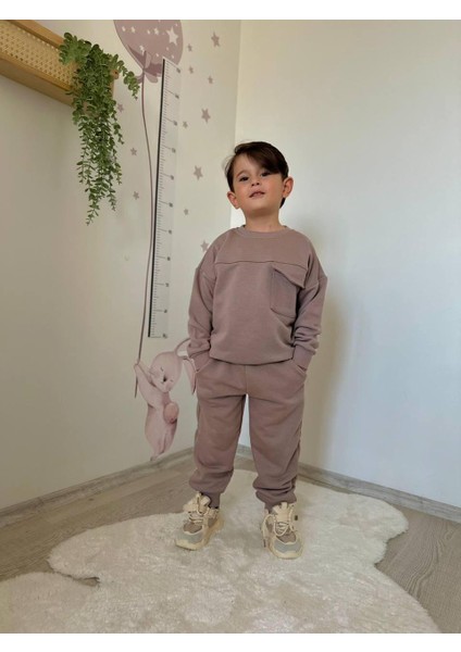 Detaylı 3 Ip Şardonsuz Erkek Çocuk Kışlık Eşofman Takımı fiyatları