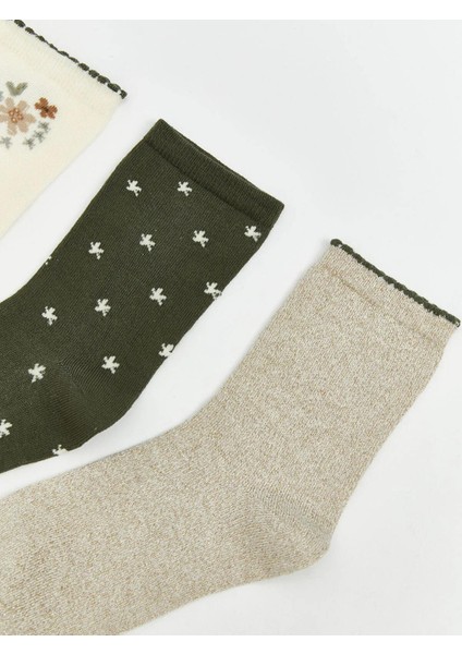 Lcw Baskılı Kadın Soket Çorap 5'li (W5) fiyatları