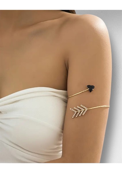 Taş Detaylı Ok Sembollü Kadın Pazu Bilekliği -Zarif ve Şık Tasarım modelleri