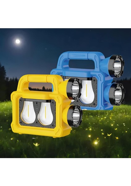 Powermaster PM-26930 Solar Güneş Panelli 6 Işık Modlu Powerbank Özellikli 2400MAH Type C Giriş 5V LED Kamp Feneri fiyatları