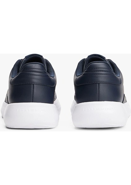 Modern Hafif Tabanlı Deri Erkek Mavi Sneaker FM0FM05529DW5 fırsatları