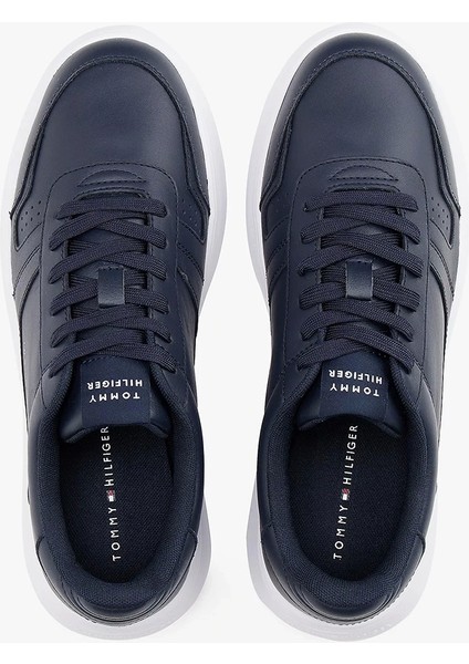 Modern Hafif Tabanlı Deri Erkek Mavi Sneaker FM0FM05529DW5 indirimleri