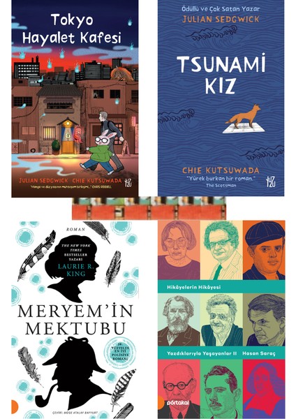 Tokyo Hayalet Kafesi, Tsunami Kız,yazdıklarıyla Yaşayanlar, Meryemin Mektubu (4kitap)