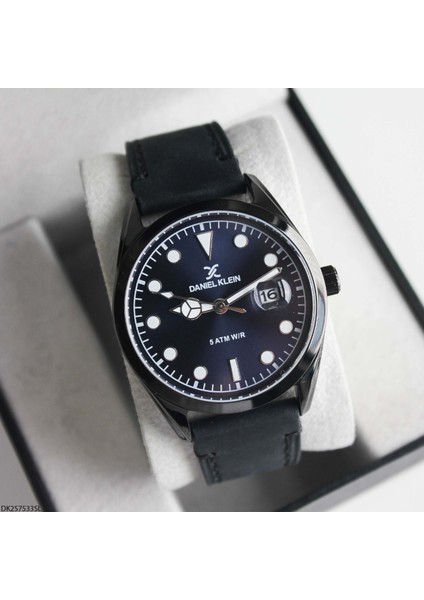 DK257533SL Deri Kordonlu Erkek Kol Saati modelleri