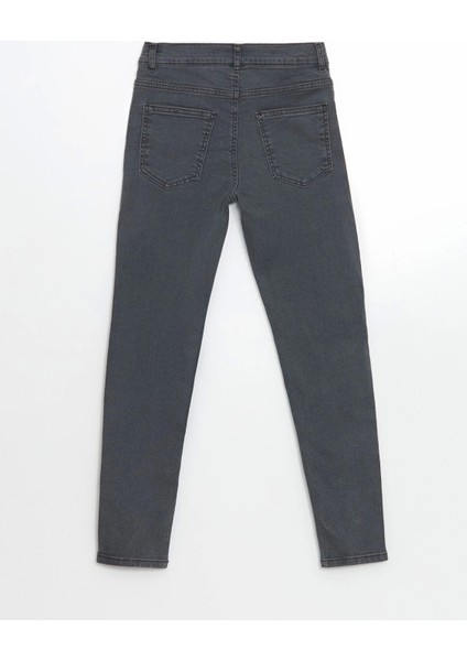 Lcw Kids Gri Beli Ayarlanabilir Lastikli Erkek Çocuk Jean Pantolon fırsatları