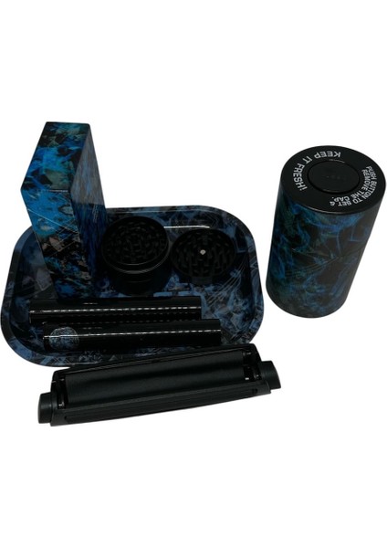 Premium Duman Smoking Bag Çanta Set 6 Parça Şık ve Dayanıklı Tasarım modelleri