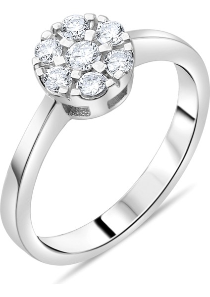 0.29 Karat Pırlanta Yüzük, Gerçek Pırlanta, Sertifikalı Mücevher