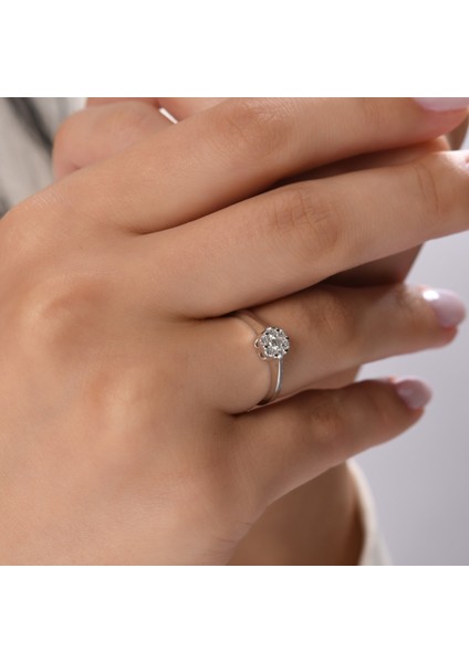 0.29 Karat Pırlanta Yüzük, Gerçek Pırlanta, Sertifikalı Mücevher fiyatları