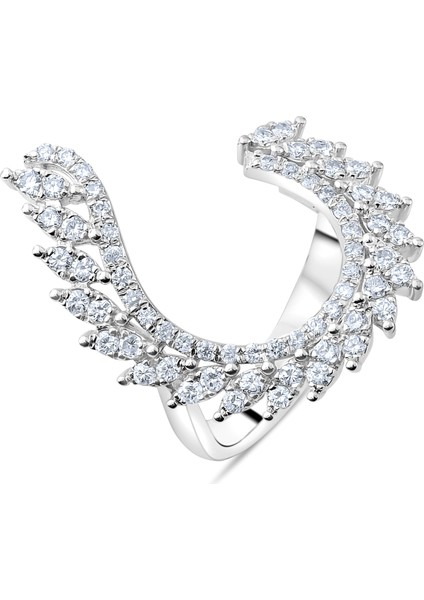 0.64 Karat Pırlanta Yüzük, Gerçek Pırlanta, Sertifikalı Mücevher